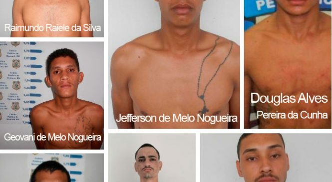 Sete internos custodiados na Cadeia Pública de Mossoró fogem daquela unidade prisional
