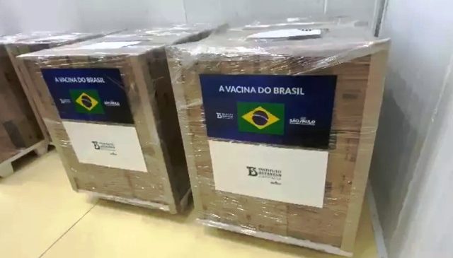 Butantan envia 10 milhões de doses da Coronavac ao Ministério da Saúde