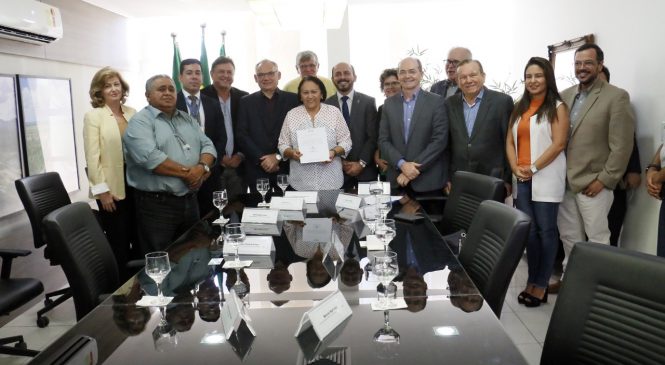 Governo assina ordem de serviço para iluminar o acesso sul que liga ao Aeroporto Aluízio Alves