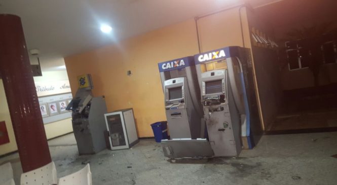 Bandidos explodem caixas de bancos dentro do Centro Administrativo de Mossoró