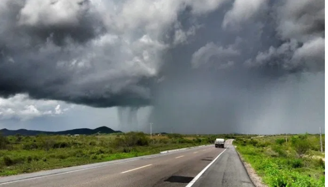 Inmet alerta para chuvas intensas em 113 cidades do RN; veja lista