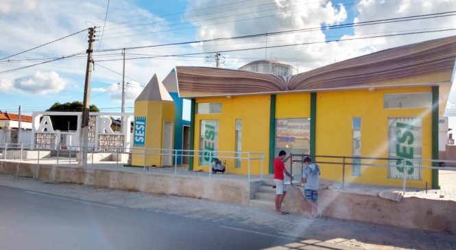 Biblioteca do Sesi segue a mesma linha das obras inacabadas da gestão de Leonardo Rêgo