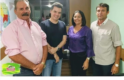 Deputado Federal Walter Alves recebe em Natal, a Prefeita Lúcia Estevam de Triunfo Potiguar/RN