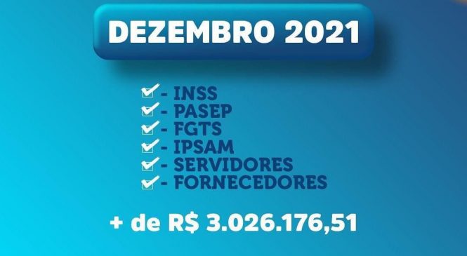 Prefeito Célio de Elizeu demonstra zelo e cuidado com o dinheiro público e paga servidores com 15 dias de antecedência