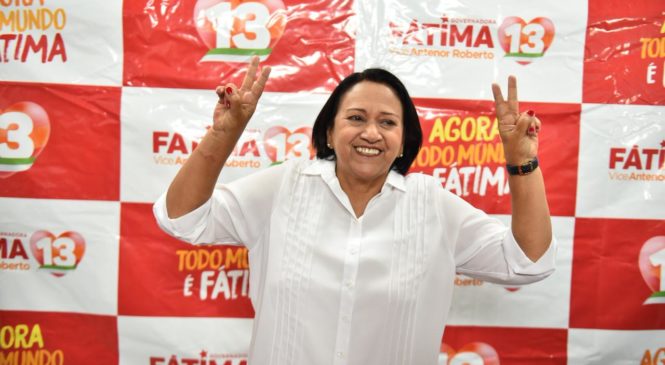 Única governadora mulher no país, Fátima diz que eleição marca história do RN