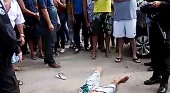 Suspeito de assalto, adolescente de 15 anos é baleado na Grande Natal