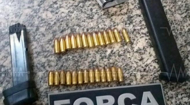 Operação da PM termina com um suspeito baleado, três presos, arma e munições apreendidas no Bairro Barrocas em Mossoró/RN