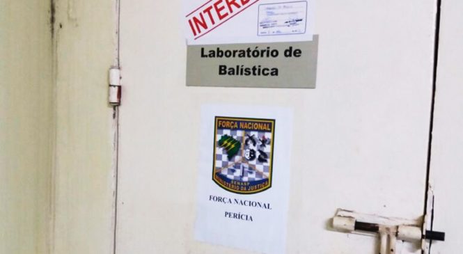 Vigilância Sanitária interdita setor de criminalística da polícia potiguar