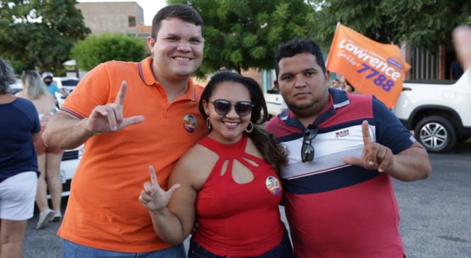 Lawrence cai na simpatia do mossoroense e faz grande movimentação na cidade