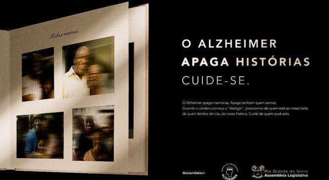 Conscientização sobre o Alzheimer é tema da nova campanha da Assembleia Legislativa