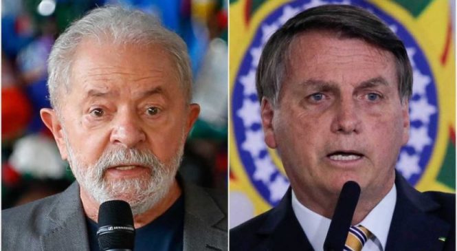 Lula tem 40% e Bolsonaro 30% no 1º turno, mostra pesquisa PoderData
