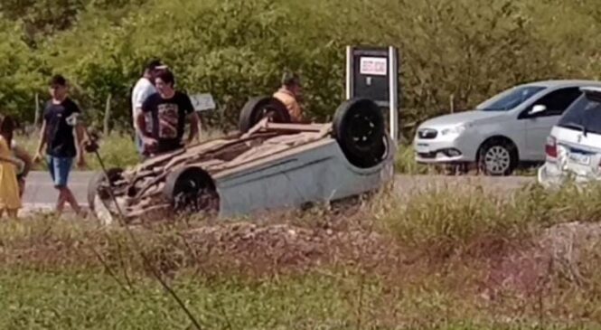 Motorista fica preso às ferragens e morre após colisão na BR-405 no interior do RN