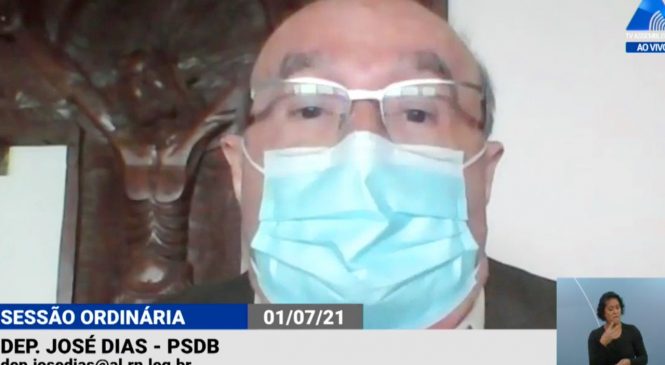 José Dias destaca instalação da CPI da Covid no RN