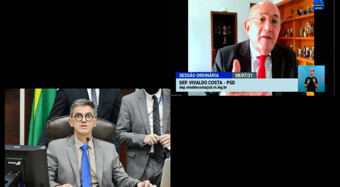 Ações parlamentares e distribuição de vacinas são assuntos comentados durante sessão da AL