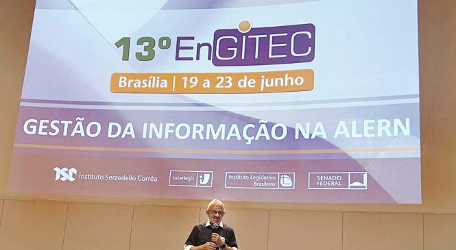 Trabalho da equipe de tecnologia da Assembleia do RN é destaque em Brasília