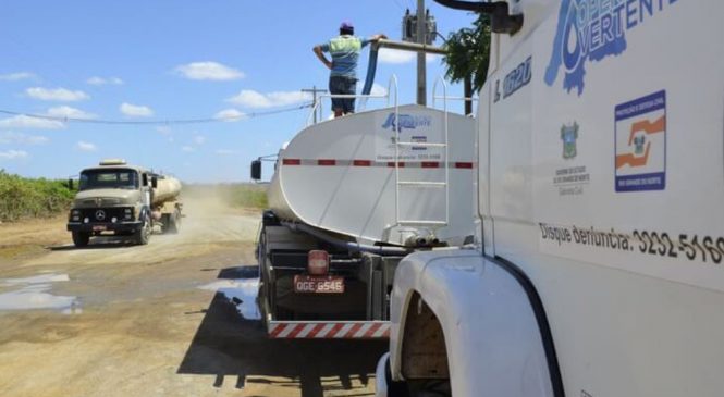 Três municípios do RN voltam a receber carros-pipa para abastecimento de água