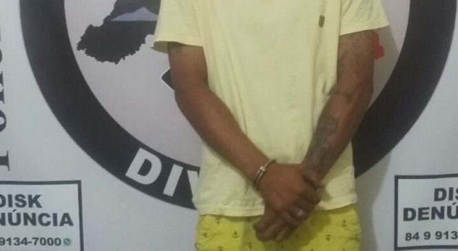 Foragido da Justiça é preso com droga e arma caseira no Dom Jaime Câmara em Mossoró