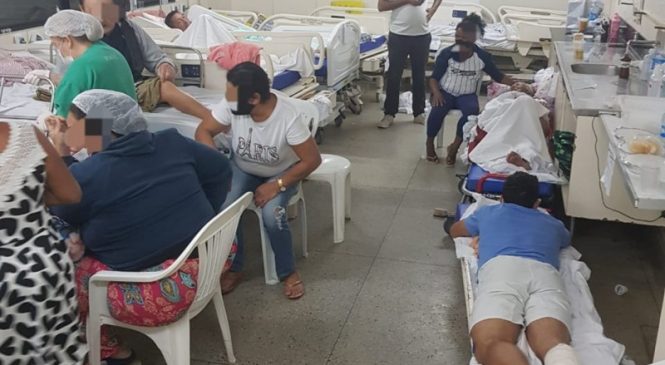 Médica faz relato dramático sobre Hospital Walfredo Gurgel: “Estamos com pacientes internados na recepção”
