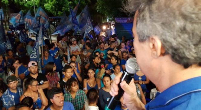JORGE VISITA SANTA DELMIRA E RECEBE O SIM DA POPULAÇÃO